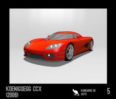Koenigsegg CCX 2006 3D Model