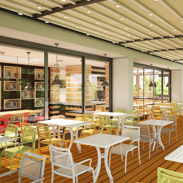 Cafe Interior 11 3D Model