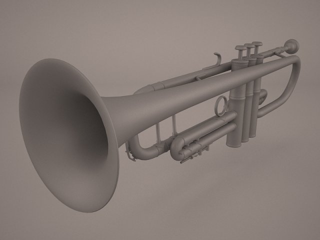 Trumpet 3D Model