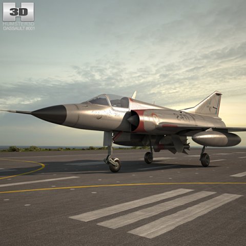 Dassault Mirage III 3D Model
