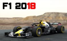 F1 White Bull RB14 2018 3D Model