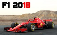 F1 Ferrari SF71H 2018 3D Model