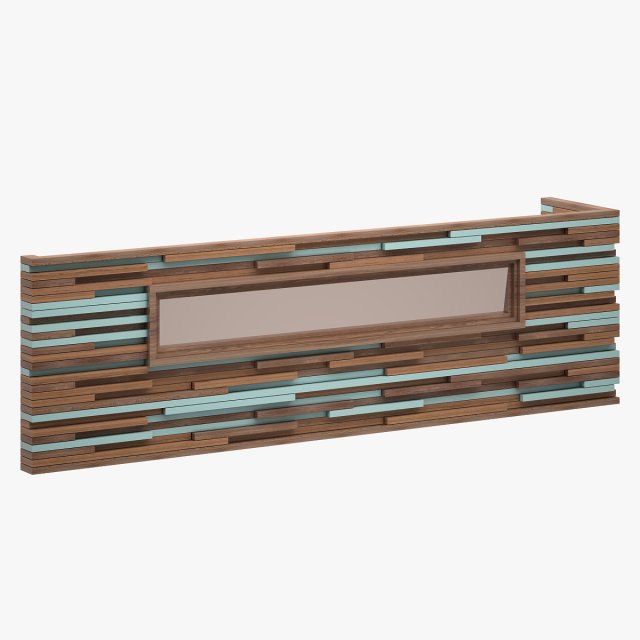 Decorative Wall Unit 02 3D Model