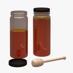 Honey Jar 02 3D Model