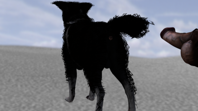Male dog rigged 3D Model