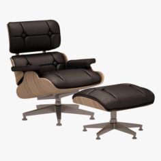 Charles Eames Lounge Chair and Ottoman 3D Model