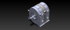Wankel Engine 3D Model