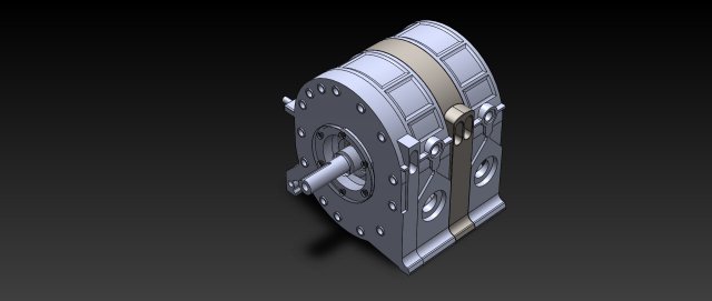 Wankel Engine 3D Model
