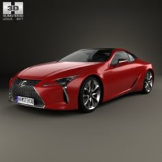 Lexus LC 500 2017 3D Model
