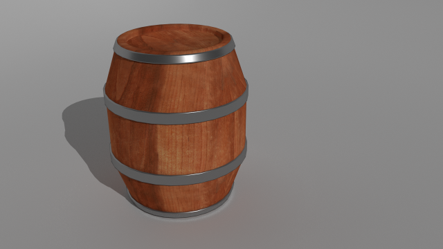 4 Barrels 3D Model