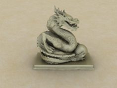 Dragon statue 3D Model