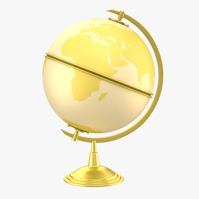 Antique Globe 3D Model