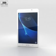 Samsung Galaxy Tab A 7 Pearl White 3D Model