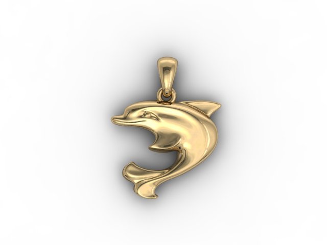 Dolphin pendant 3D Model