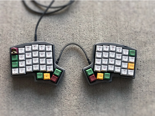 Iris Keyboard Case 3D Print Model