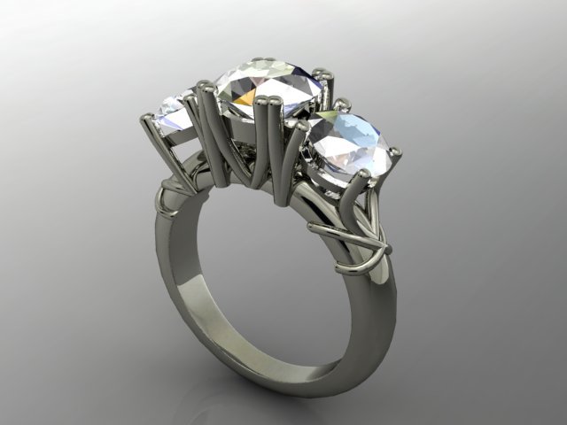 Jewellery ring 3D Model