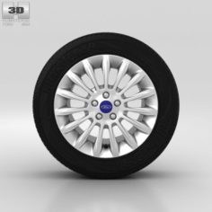 Ford S Max Wheel 17 inch 001 3D Model