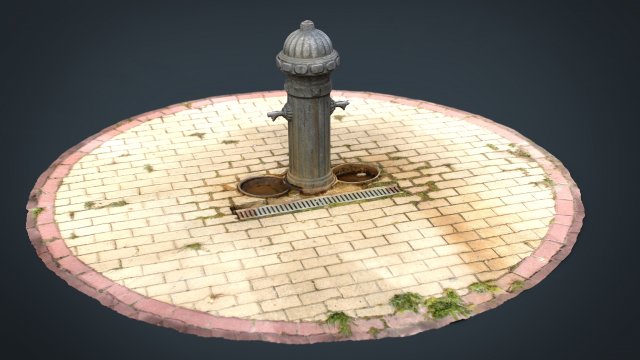 Fountain 7 3D Model