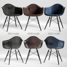 Leather Chairs Eames by Loftdesigne 3D Model