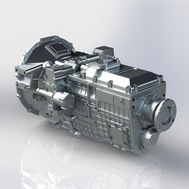 KAMAZ Transmission 152 3D Model