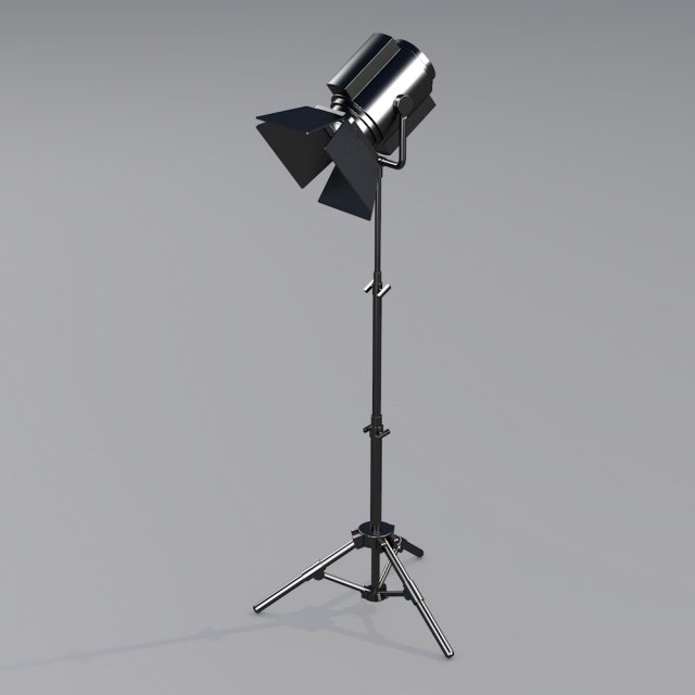 Photo studio spotlight 3D Model