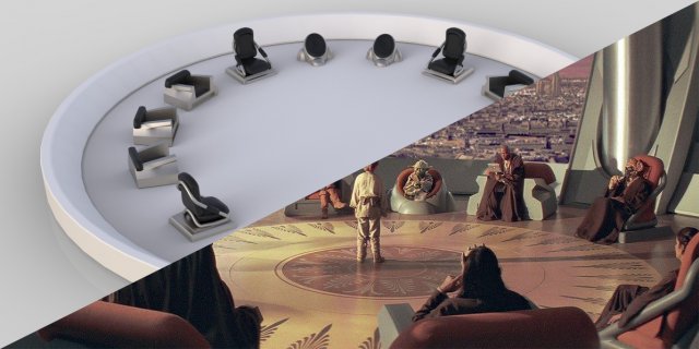 Jedi Council 3D Model