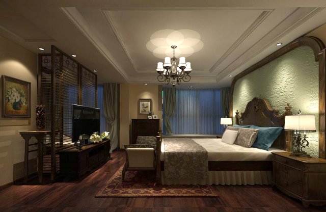 Beautifully stylish and luxurious bedrooms 144 3D Model