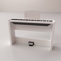 Electronic Keyboard v2 3D Model
