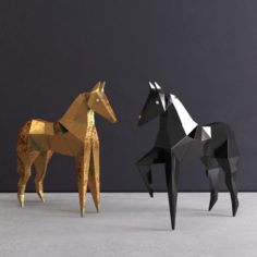 Horses 3D Model