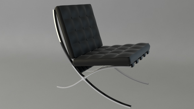 Barcelona chair 3D Model