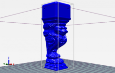 Leg Convert Lion-Leftnull 3D Model