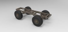 Chassis 4×4 3D Model