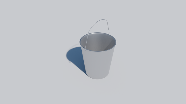 of a Bucket 3D Model