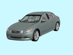 Infinity 2009 sedan 3D Model