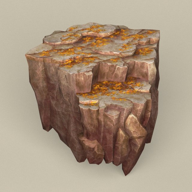 Game Ready Stone Rock 11 3D Model