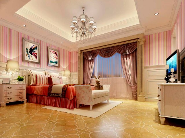 Luxury stylish interior master Bedroom – 94 3D Model