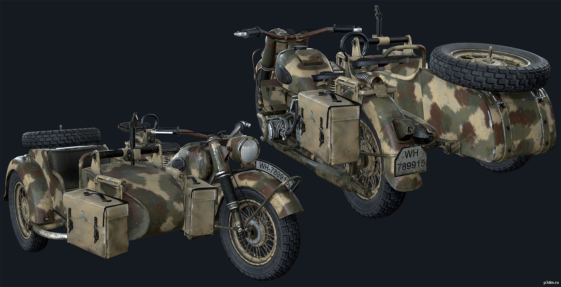 BMW R75 3D Model
