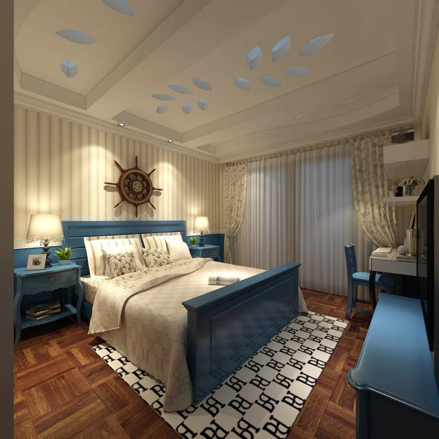 Beautifully stylish and luxurious bedrooms 48 3D Model