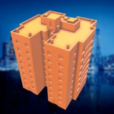 Generic City Building 04 3D Model