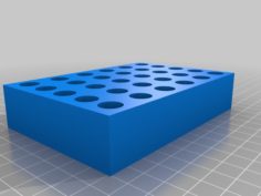 Battery case for 30 AAA batteries 3D Print Model