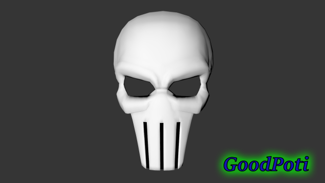 Mask of Taskmaster Udon 3D Model