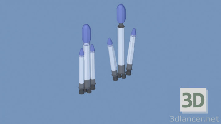 3D-Model 
space rocket