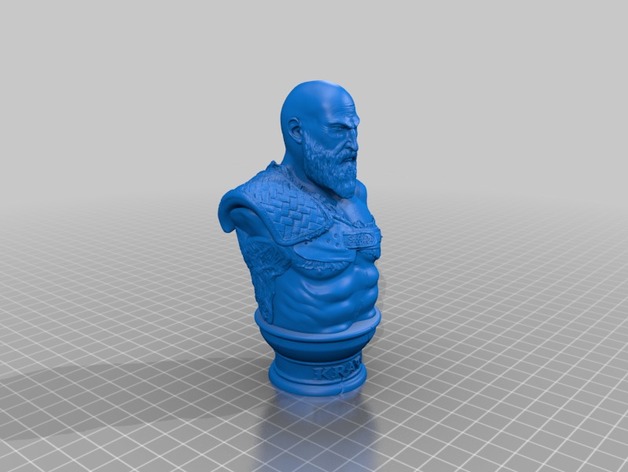 Kratos Busto 3D Print Model