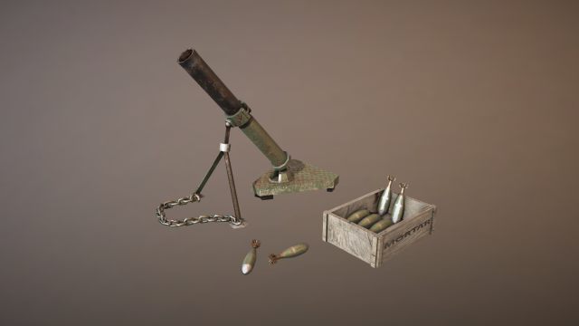 Mortar 3D Model