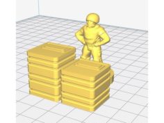 Star Wars Legion Terrain – Lothal Merchant Crates (Rebels) 3D Print Model