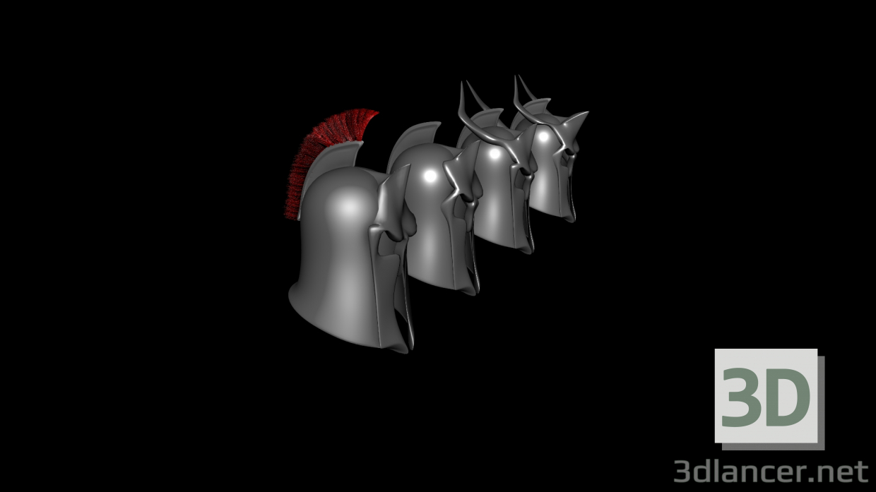 3D-Model 
Helmets