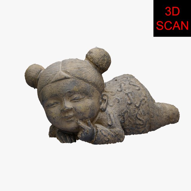 3D SCAN CHILD STATUE 3D Model