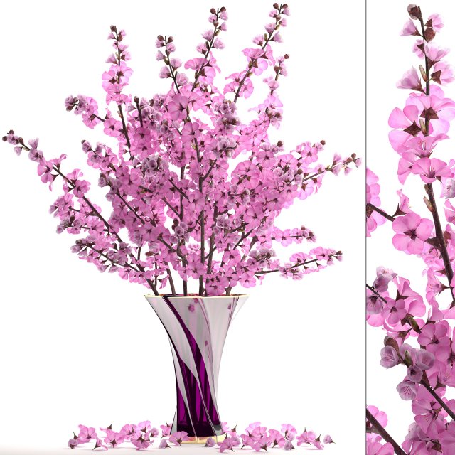 Sakura Bouquet 3D Model