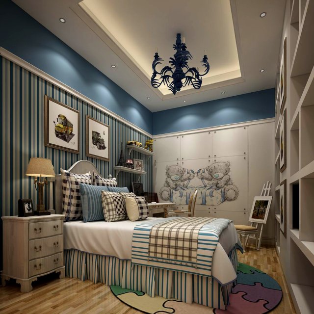 Beautifully stylish and luxurious bedrooms 95 3D Model