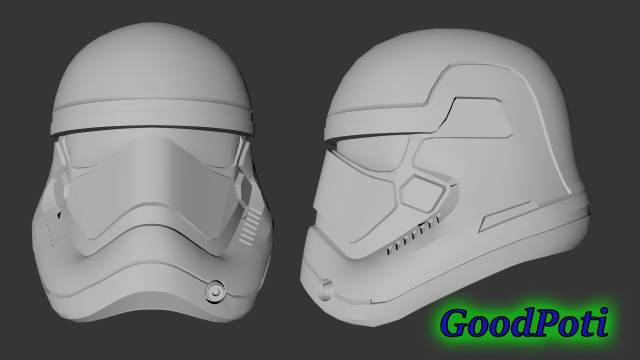 Helmet Stormtrooper 3D Model